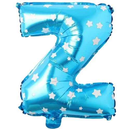 Folyo Balon Mavi Z 16 İnç 36 Cm